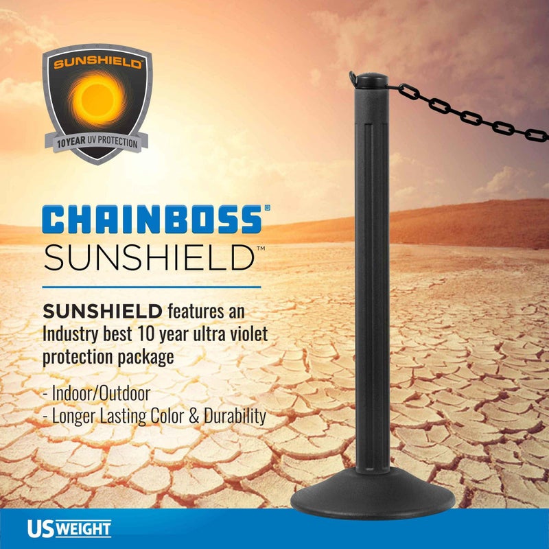 US Weight Security Chain with Plastic Chain Links Enhanced with SunShield UV-Resistant Technology, Made in the USA - Image 2